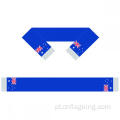 Cachecol para fãs de futebol australiano 15 * 150cm Logotipo personalizado Copa do Mundo 32 times Países Tema Cachecol para fãs de futebol de poliéster